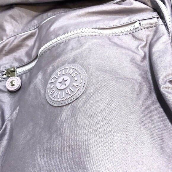 Kipling Vintage brand new Extra Large 47cm xl 17" Laptop  Seoul metallic… - Picture 4 of 14